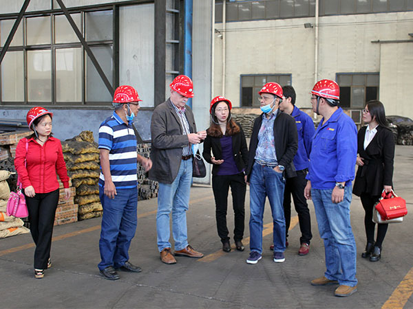 Bangladesh clients visit agico factory