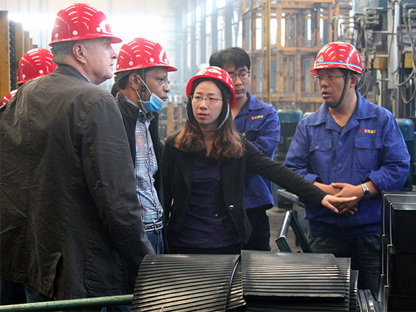 Bangladesh clients visit agico factory