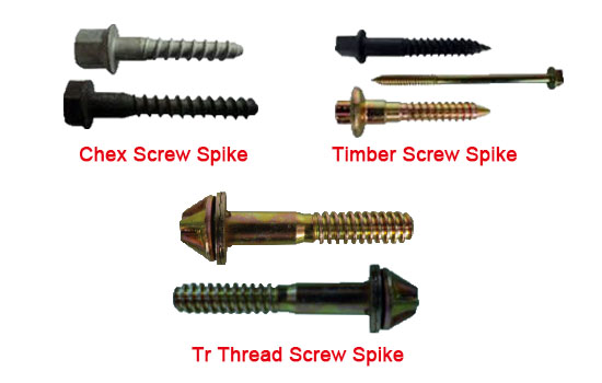 chex & timber & Tr screw spike