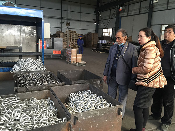 clients from Pakistan visit our factory