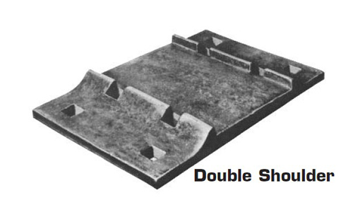 double shoulder tie plate