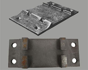 double shoulder tie plate