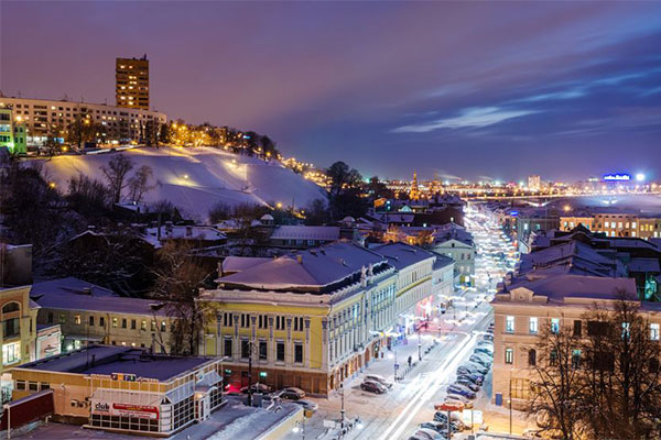 Nizhni-Novgorod in Trans-Siberian Railway Line