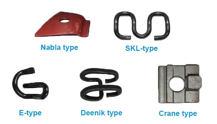rail clip types