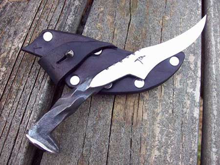 railroad spike knife