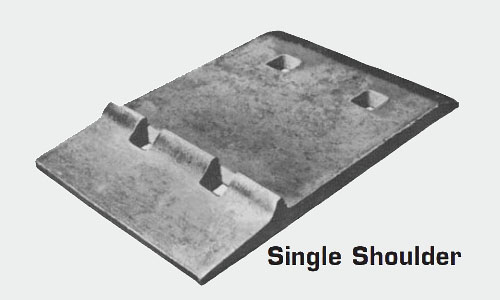 single shoulder tie plate